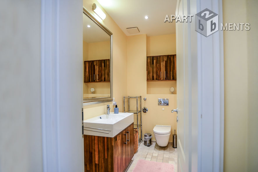 Fully furnished 2-room apartment with balcony in the Belgian Quarter in Cologne Neustadt-Nord