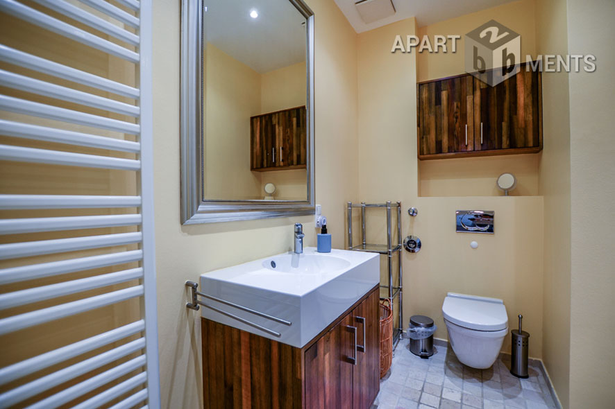 Fully furnished 2-room apartment with balcony in the Belgian Quarter in Cologne Neustadt-Nord