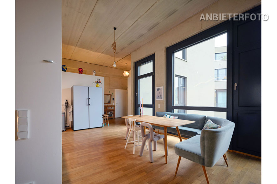 Modern furnished 4-room loft in Cologne-Ehrenfeld