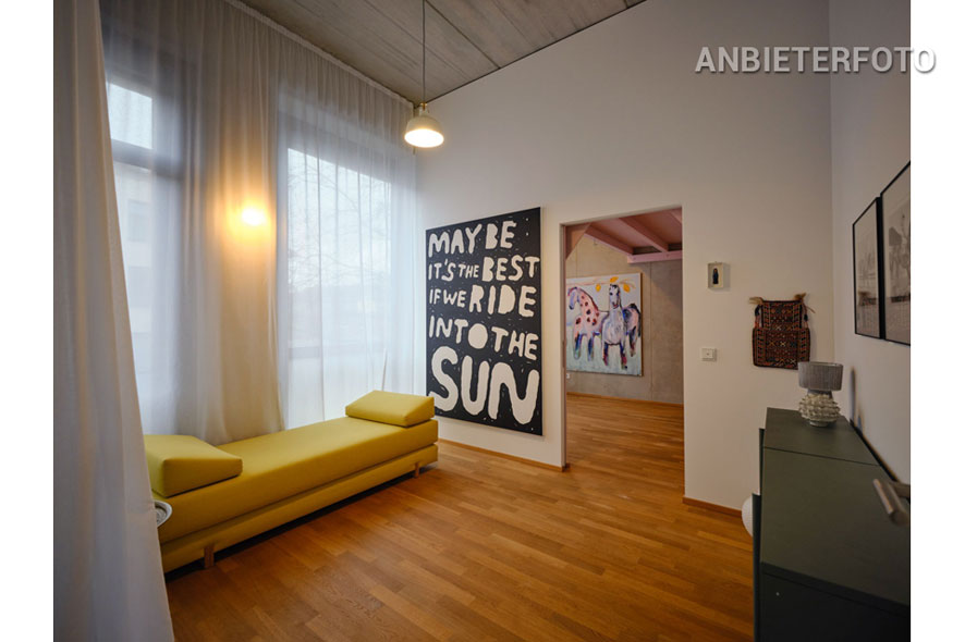 Modern furnished 4-room loft in Cologne-Ehrenfeld