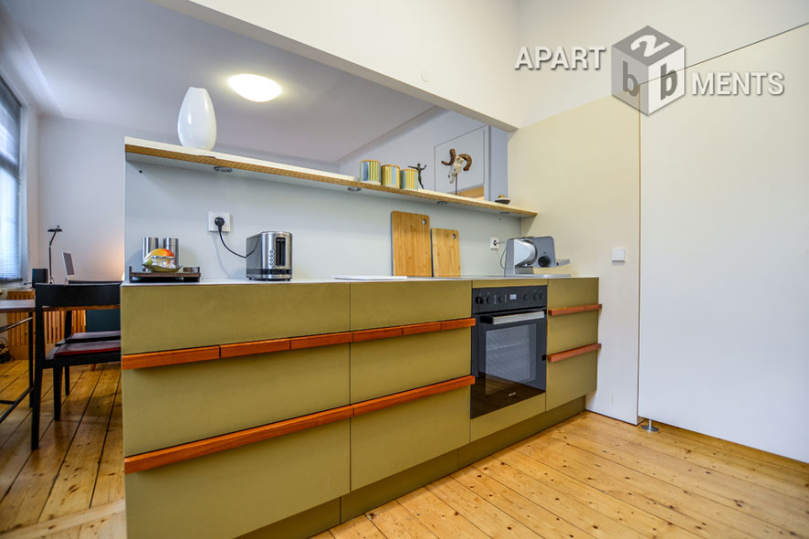 Modern möblierte und ruhig gelegene Wohnung in Köln-Nippes