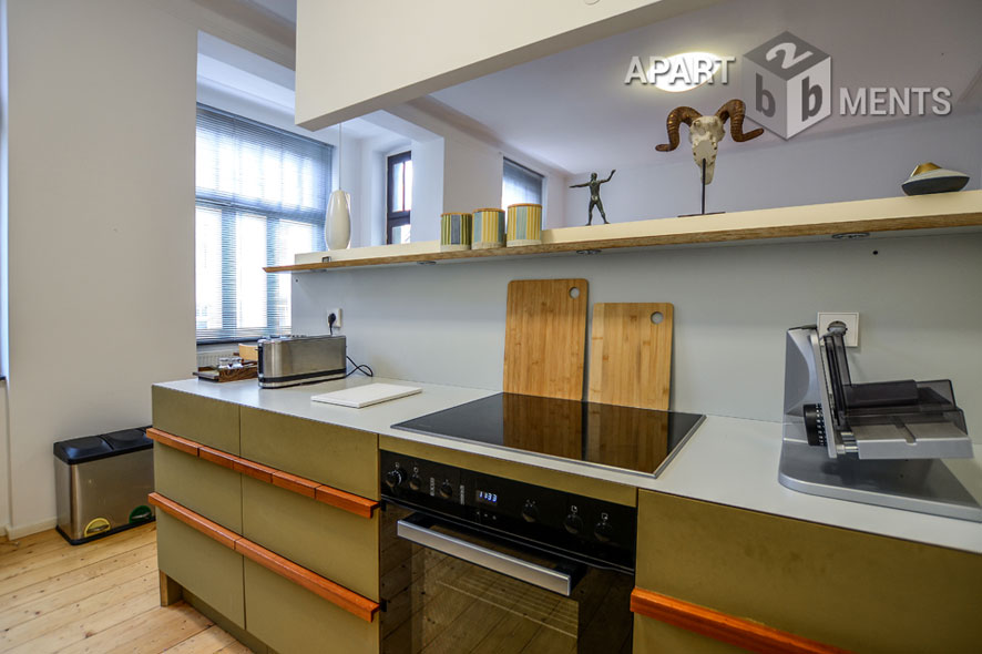 Modern möblierte und ruhig gelegene Wohnung in Köln-Nippes