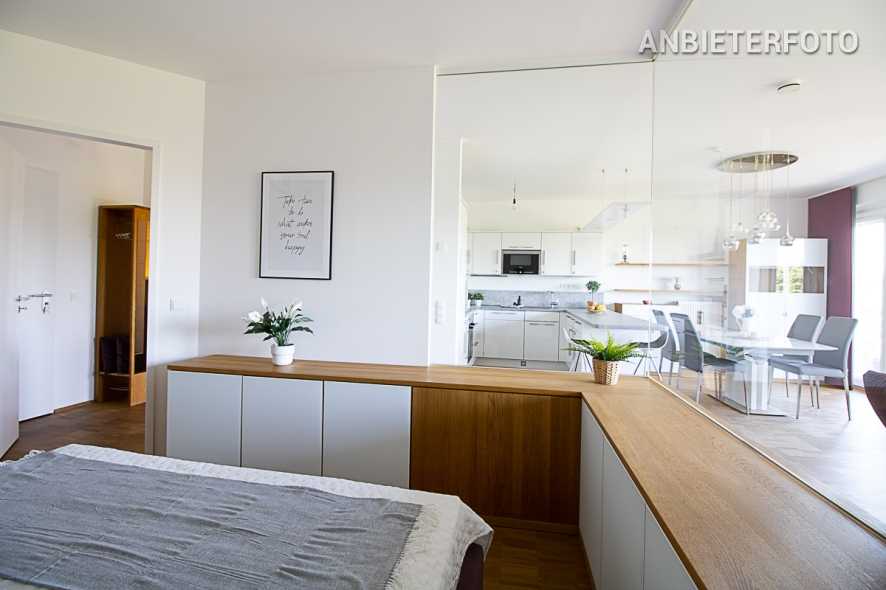 Exklusiv möblierte Wohnung mit Balkon und Tiefgaragenstellplatz in Hürth