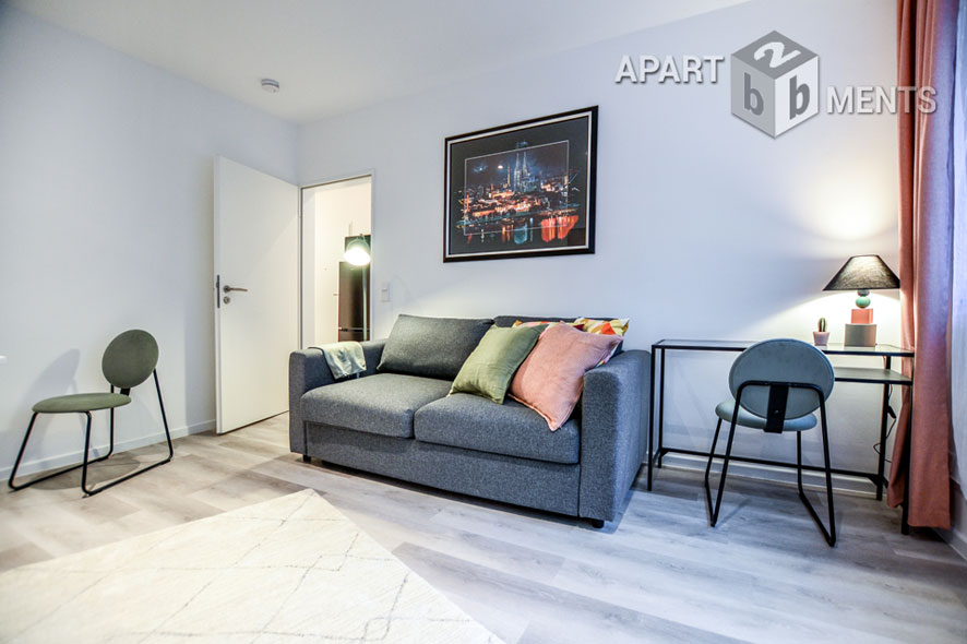 Modern furnished 2-room-apartment in Cologne-Neustadt-Süd