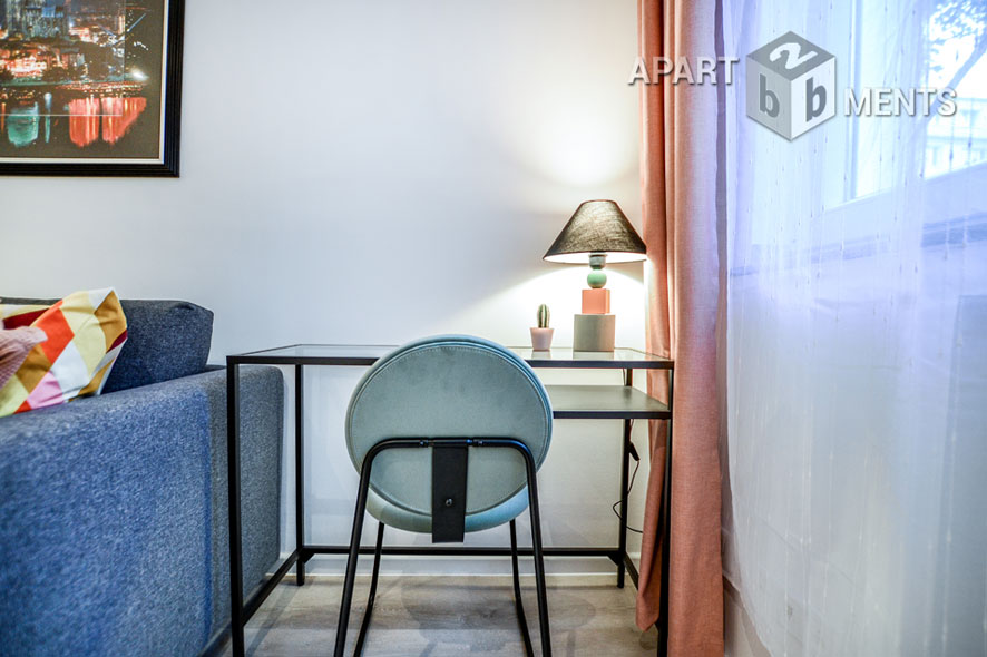 Modern furnished 2-room-apartment in Cologne-Neustadt-Süd