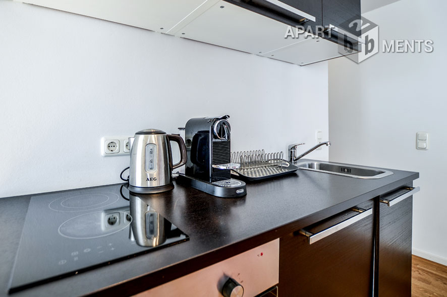 Modern furnished 2-room studio in Cologne-Neustadt-Süd
