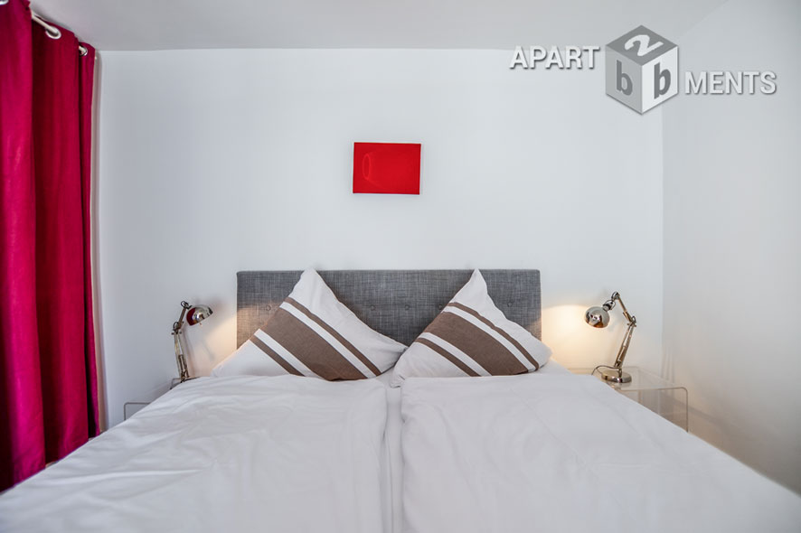 Modern furnished 2-room studio in Cologne-Neustadt-Süd