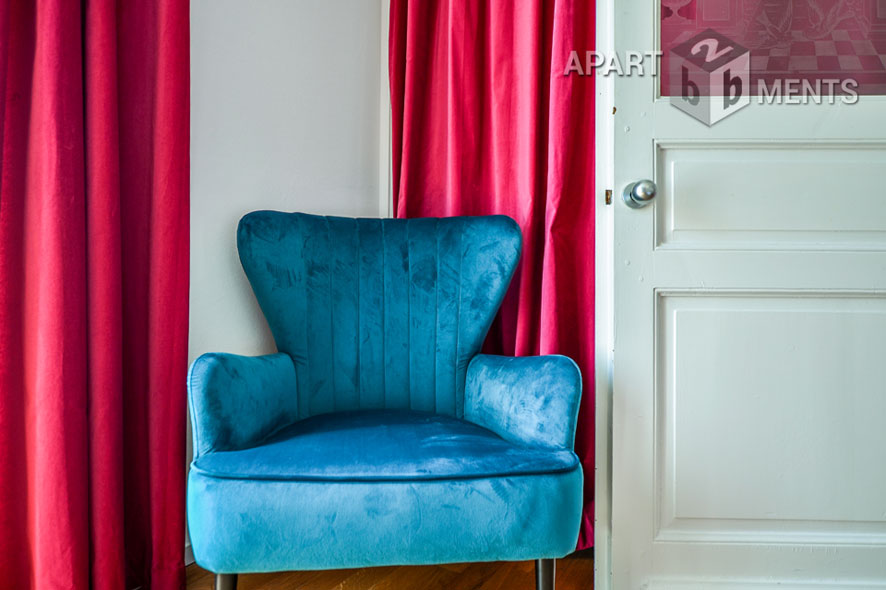 Modern furnished 2-room studio in Cologne-Neustadt-Süd