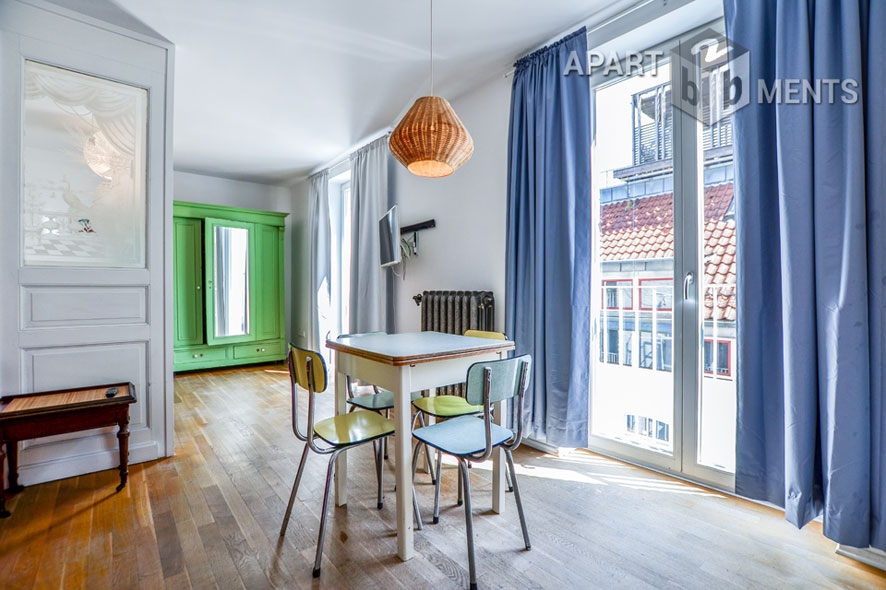 Furnished 2-room studio in Cologne-Neustadt-Süd
