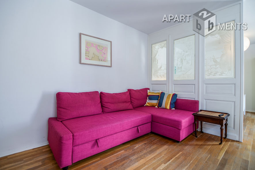 Furnished 2-room studio in Cologne-Neustadt-Süd