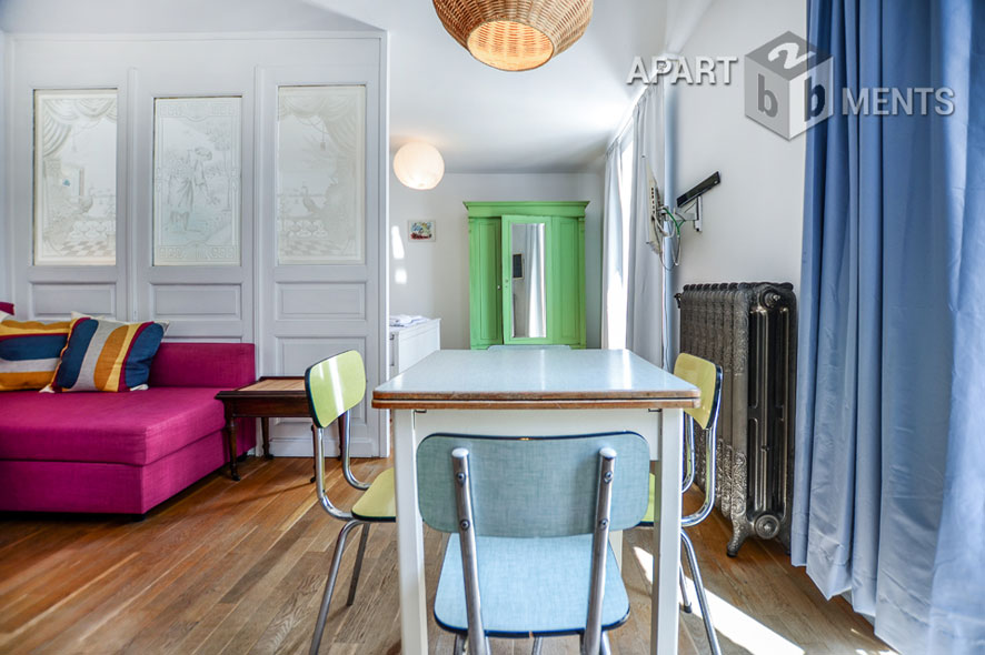 Furnished 2-room studio in Cologne-Neustadt-Süd