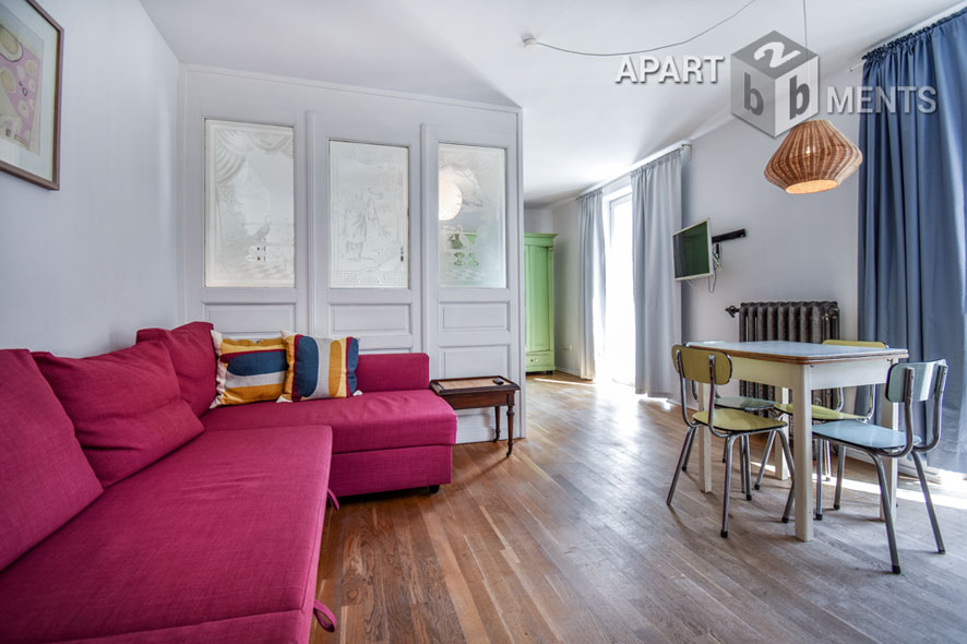 Furnished 2-room studio in Cologne-Neustadt-Süd