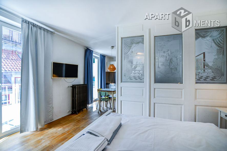 Furnished 2-room studio in Cologne-Neustadt-Süd
