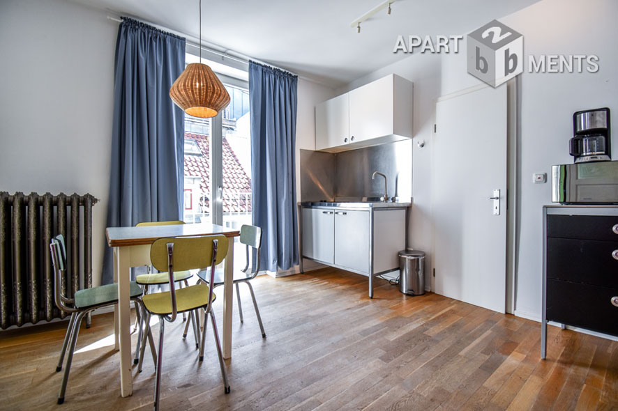 Furnished 2-room studio in Cologne-Neustadt-Süd