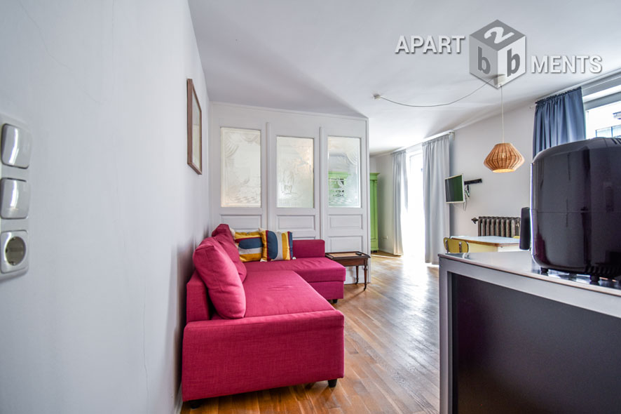 Furnished 2-room studio in Cologne-Neustadt-Süd