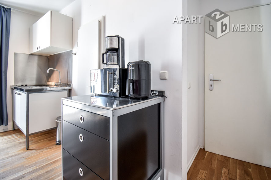 Furnished 2-room studio in Cologne-Neustadt-Süd