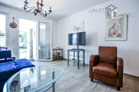 Furnished apartment on 2 levels with private garden in Cologne-Bickendorf
