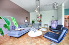 Möblierte Großraumwohnung mit Blick in den Stadtgarten in Köln-Neustadt-Süd