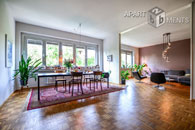 Furnished large flat with a view of the city garden in Cologne-Neustadt-Süd