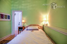 Modern furnished and spacious apartment with garden in Cologne-Neustadt-Süd