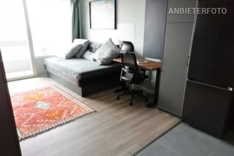 Mobliertes Apartment mit Balkon im AXA-Hochhaus in Köln-Riehl
