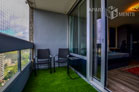 Furnished apartment with balcony in the AXA skyscraper in Cologne-Riehl
