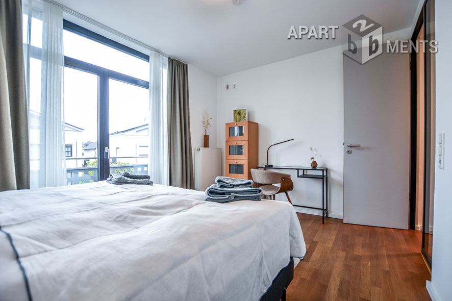 Möblierte 2-Zimmer-Maisonette direkt am Rhein in Wesseling-Urfeld
