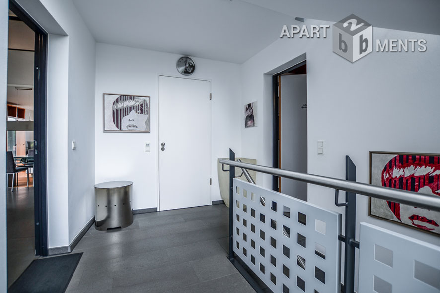 Möblierte 2-Zimmer-Maisonette direkt am Rhein in Wesseling-Urfeld