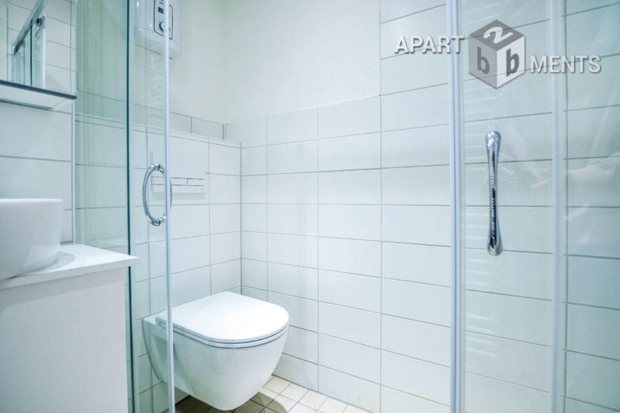 Möblierte Wohnung mit Panorama-Rheinblick und Balkon in Köln-Deutz