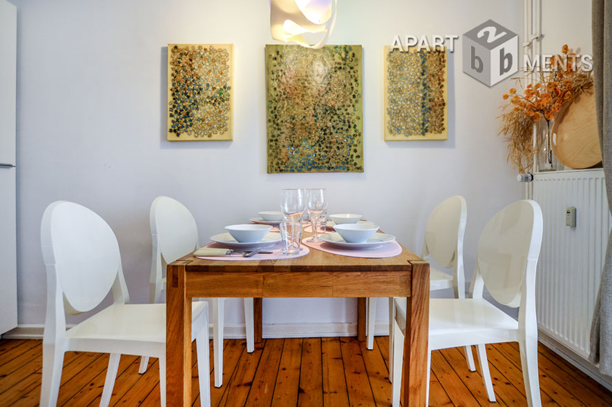 Hochwertig modern möblierte Wohnung mit Balkon in Köln-Altstadt-Süd