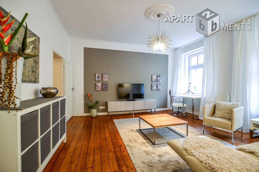 Hochwertig modern möblierte Wohnung mit Balkon in Köln-Altstadt-Süd