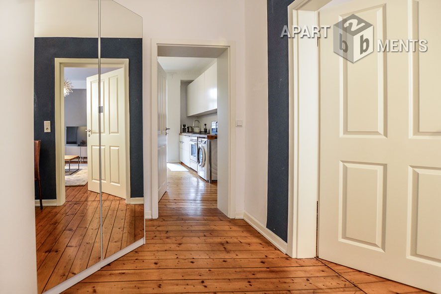 Hochwertig modern möblierte Wohnung mit Balkon in Köln-Altstadt-Süd