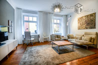 High-quality, modern furnished apartment with balcony in Cologne-Altstadt-Süd