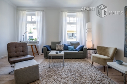 Hochwertig modern möblierte Wohnung mit Balkon in Köln-Altstadt-Süd
