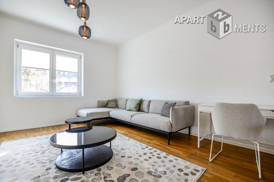 Furnished 2-room apartment with balcony and terrace in Cologne-Lindenthal