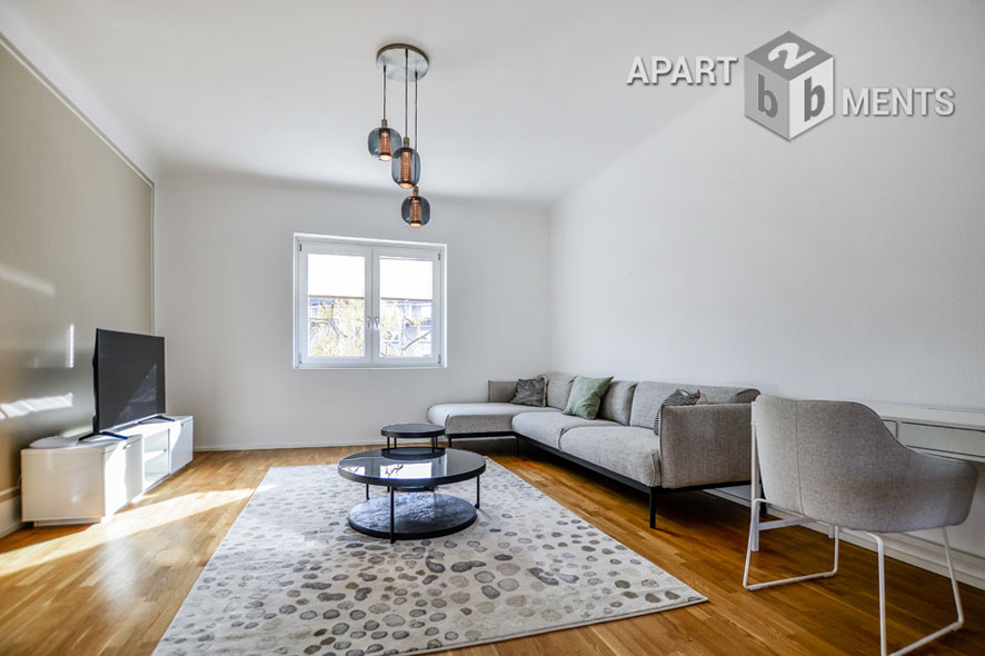 Furnished 2-room apartment with balcony and terrace in Cologne-Lindenthal