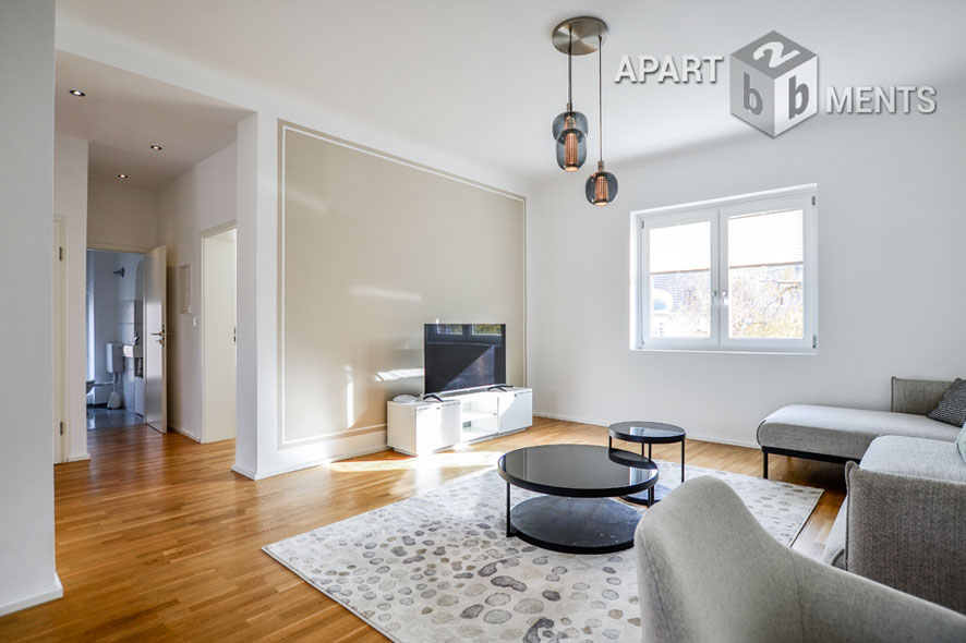 Furnished 2-room apartment with balcony and terrace in Cologne-Lindenthal