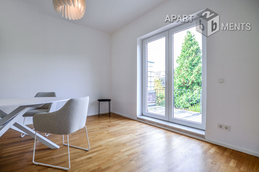 Furnished 2-room apartment with balcony and terrace in Cologne-Lindenthal