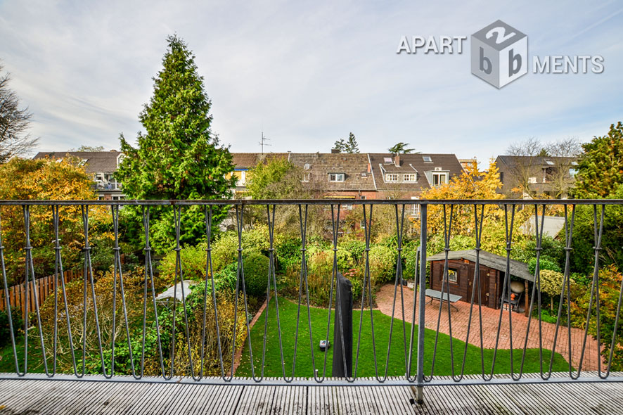 Furnished 2-room apartment with balcony and terrace in Cologne-Lindenthal