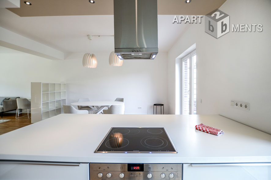 Furnished 2-room apartment with balcony and terrace in Cologne-Lindenthal