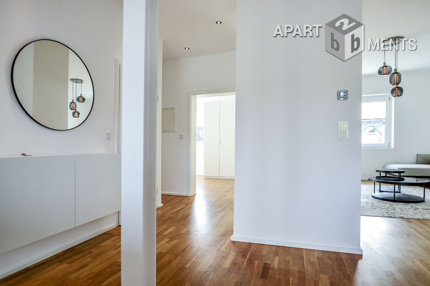 Furnished 2-room apartment with balcony and terrace in Cologne-Lindenthal