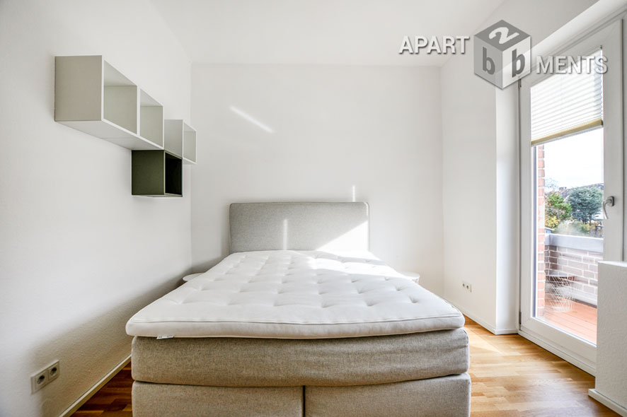 Furnished 2-room apartment with balcony and terrace in Cologne-Lindenthal