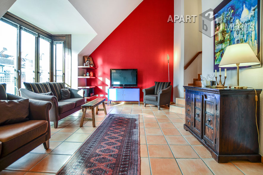 Furnished apartment on 2 levels in Cologne-Neustadt-South