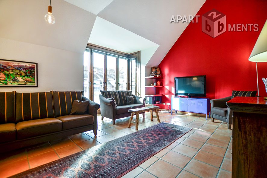 Furnished apartment on 2 levels in Cologne-Neustadt-South