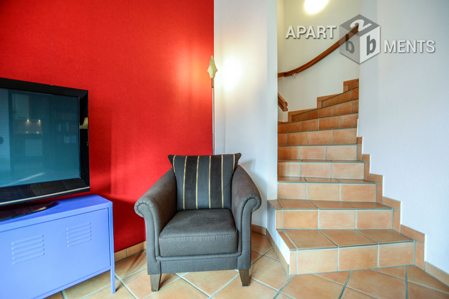 Furnished apartment on 2 levels in Cologne-Neustadt-South