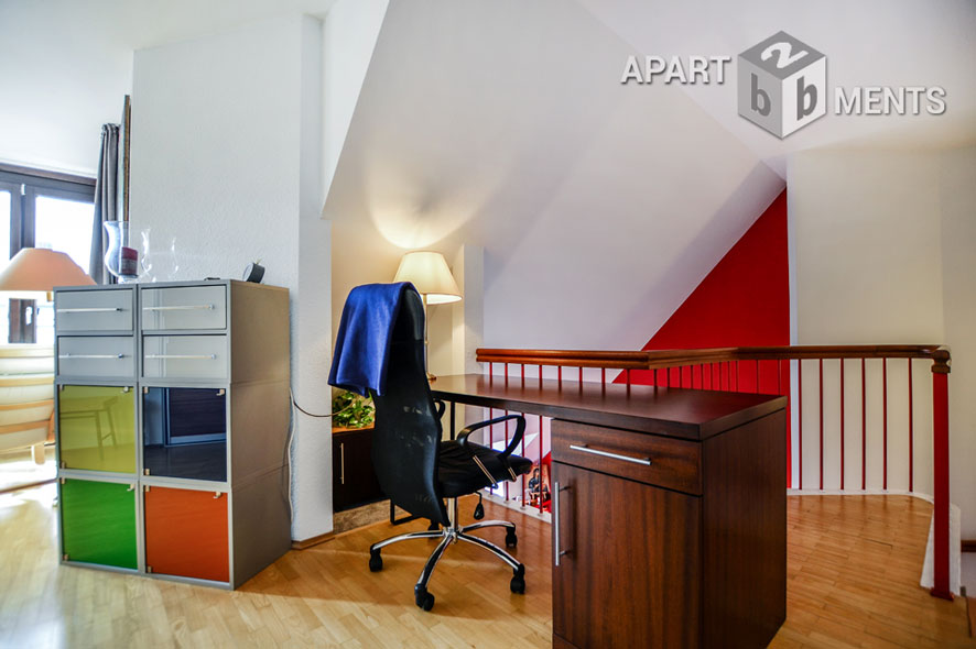 Furnished apartment on 2 levels in Cologne-Neustadt-South