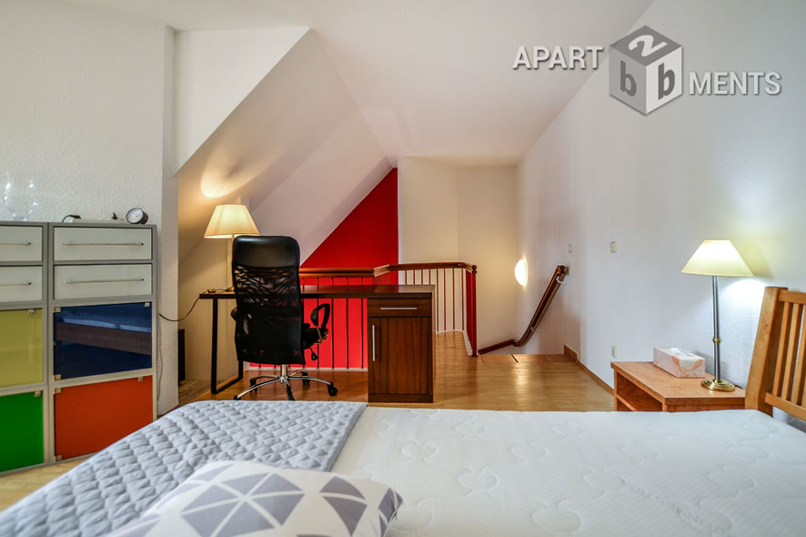 Furnished apartment on 2 levels in Cologne-Neustadt-South