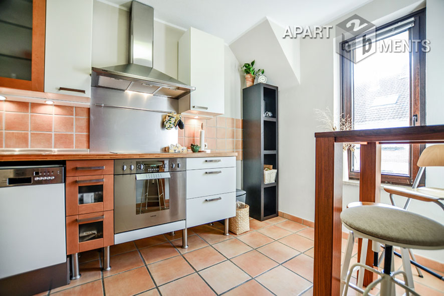 Furnished apartment on 2 levels in Cologne-Neustadt-South