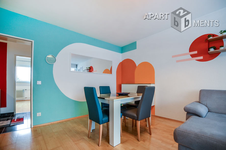 Möblierte 3-Zimmer-Wohnung in Köln-Weiden