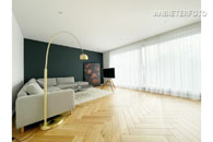 Furnished 3-room penthouse with XXL roof terrace in Cologne-Weiden